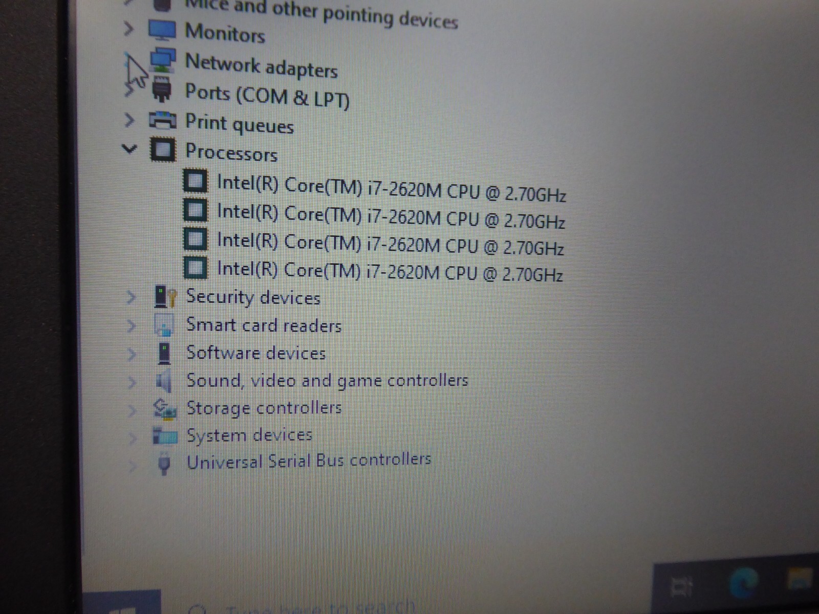 ASUS B43S 16″ ASUSPRO ITEL i7-2620M 2.7GHz 8GB 500GB WINDOWS 10 PRO – NO BATTERY