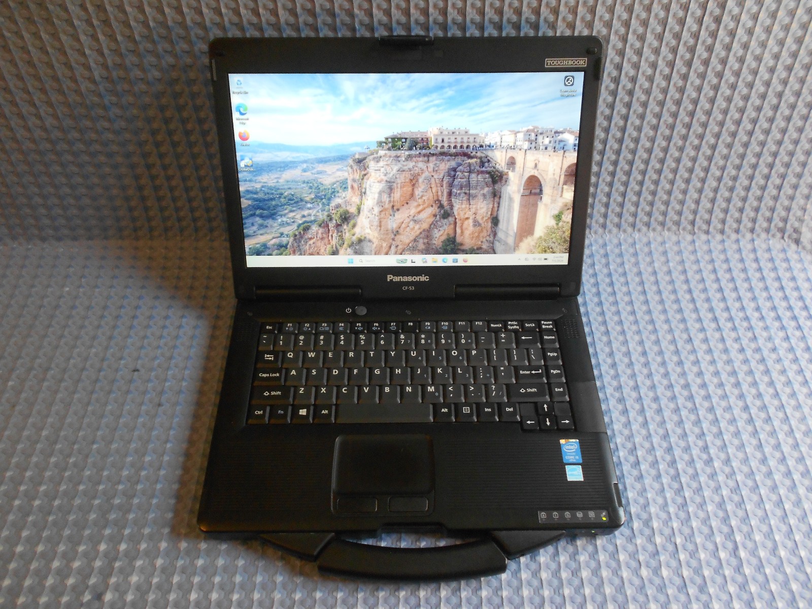 Panasonic CF-53 Tough Book I5 2.00 GHz CPU 8 GB RAM 240 GB SSD Windows 11 Pro