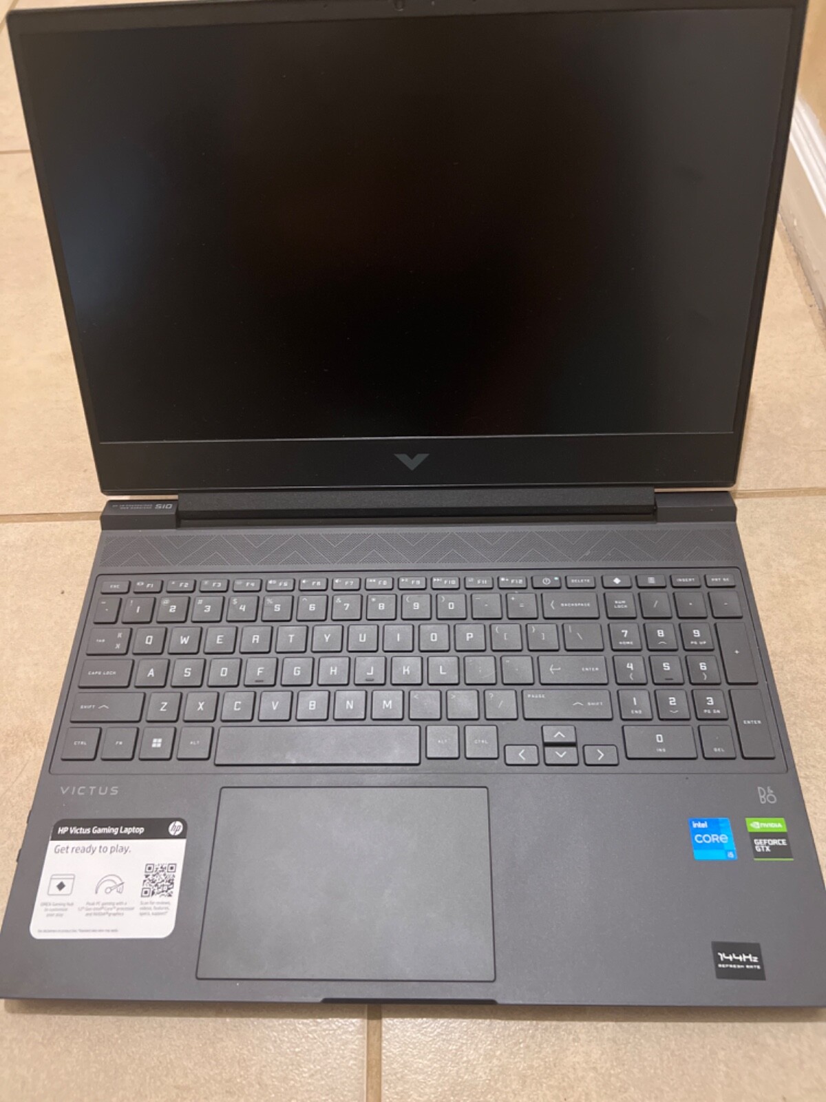 Victus by HP gaming laptop 15 12th gen Intel Core i5 processor 16GB RAM GTX 1650