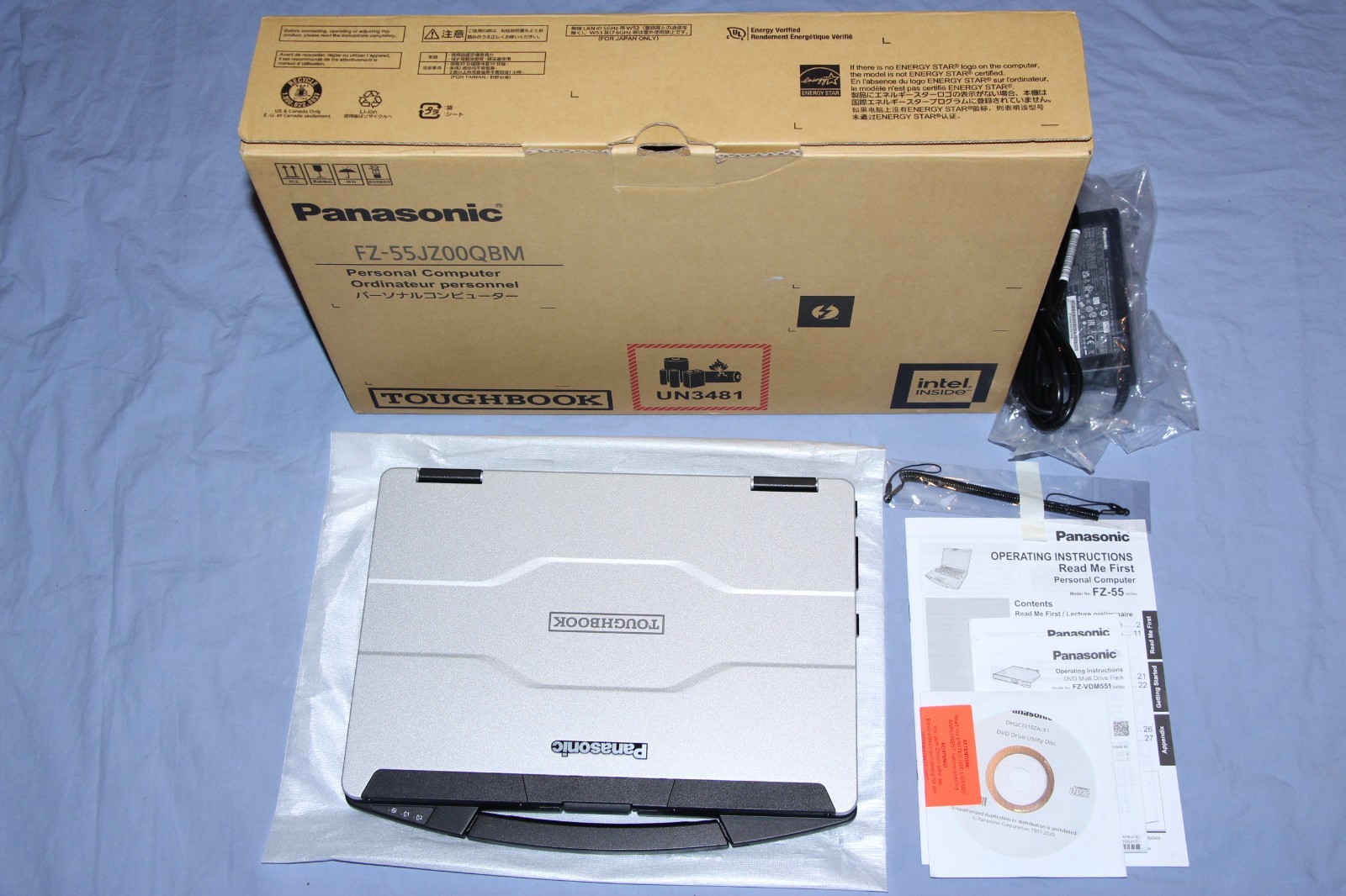 New in Box Panasonic Toughbook FZ55 MK3 i5-1345U 16GB/512GB/WiFi/DVD/TouchScreen