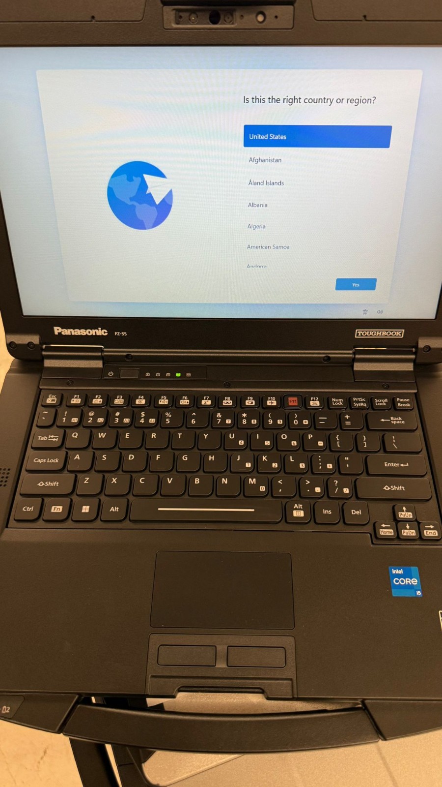 Toughbook Panasonic FZ-55 14″ Intel Core i5-1145G7 16GB RAM 512GB SSD Win11 Pro