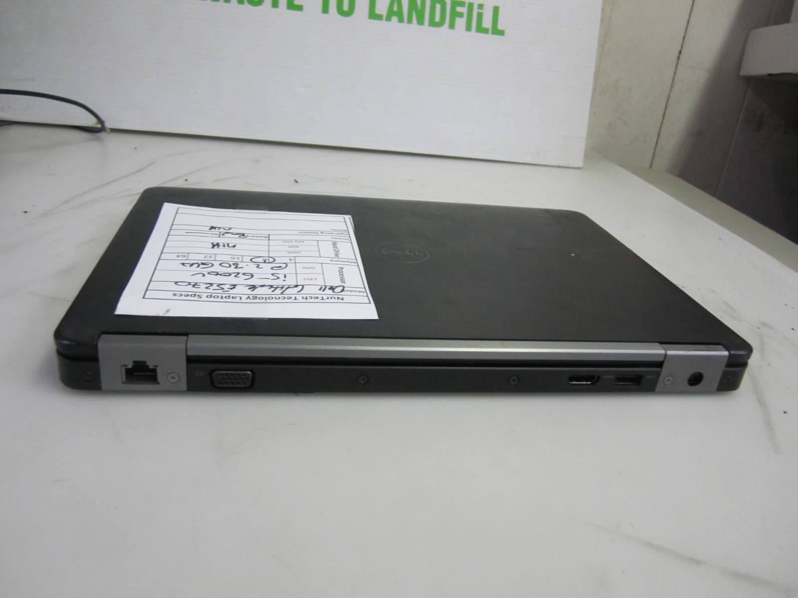 Dell Latitude E5270 i5-6200U 2.30GHz 8GB Laptop NO OS/AC/HDD BAD BTRY
