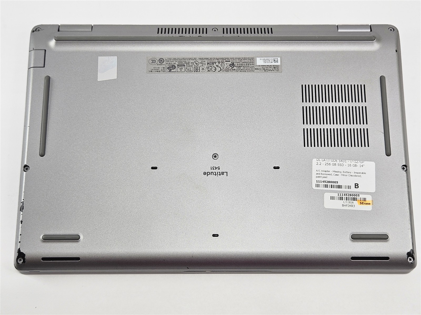 Dell 14″ Latitude 5431 Intel Core i7-1270P 2.2GHz 16GB 256GB SSD Business Laptop
