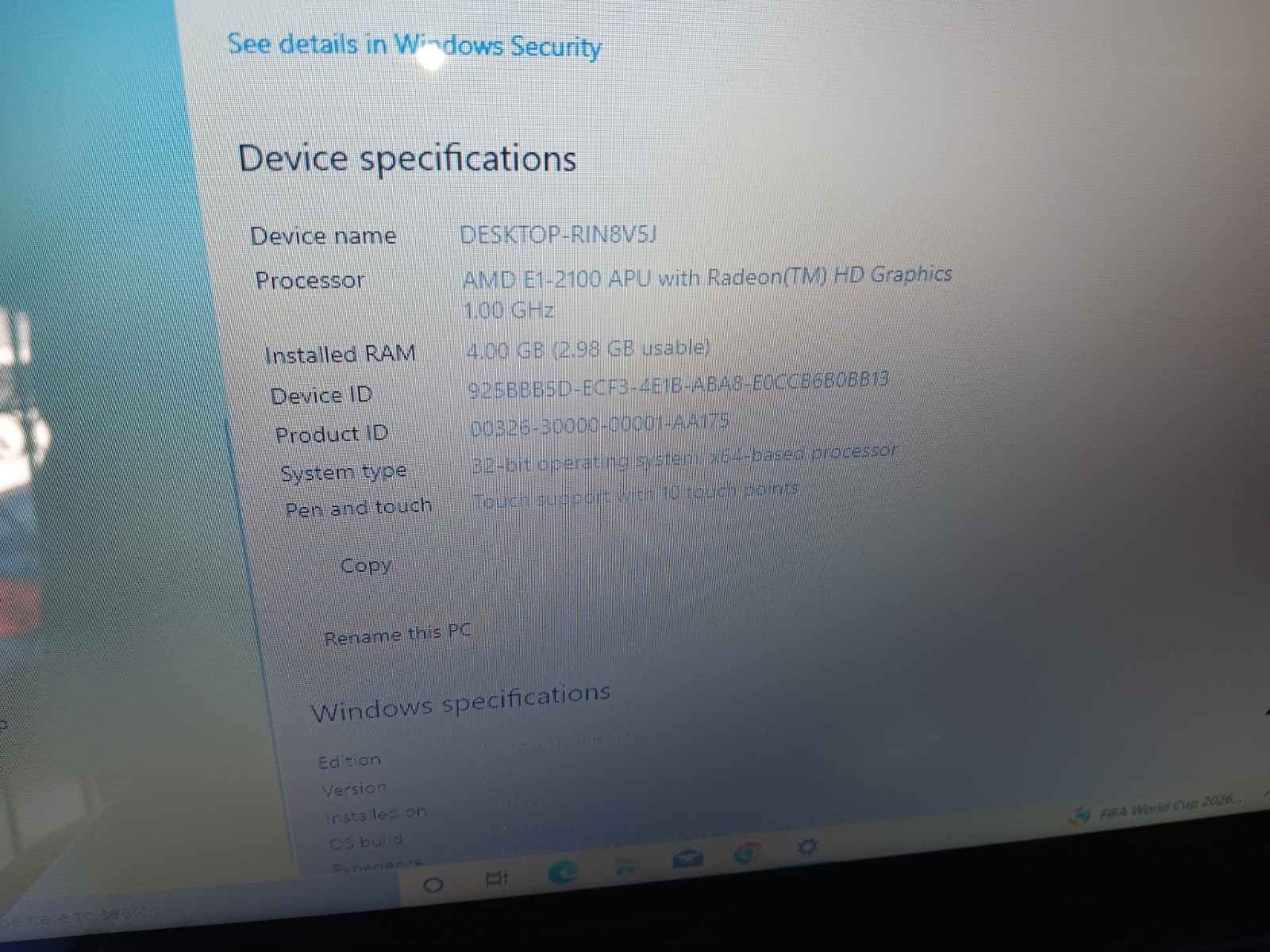 Lenovo IdeaPad S415 Touch 14″ Laptop AMD A6-5200 4GB RAM 500GB HDD