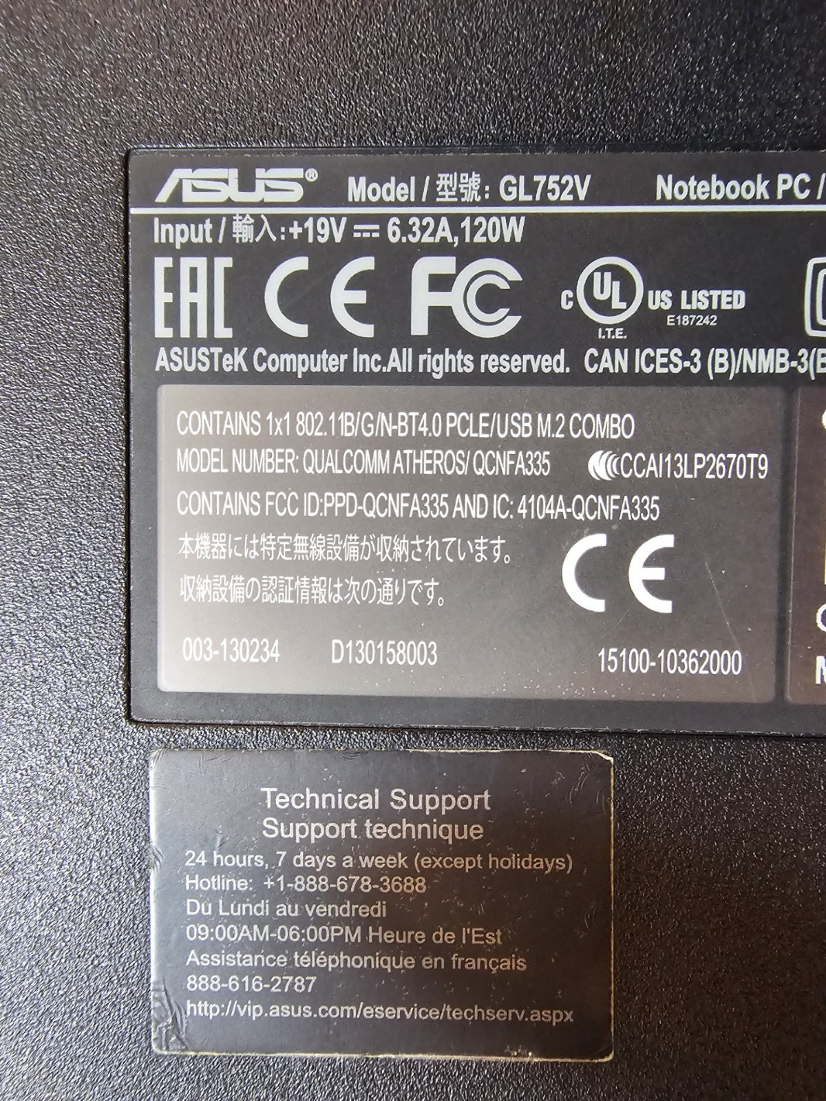 ASUS GL752VW 32GB RAM 2.3TB SSD+HDD i7 Workstation Laptop 17.3″ GTX 960M Win11