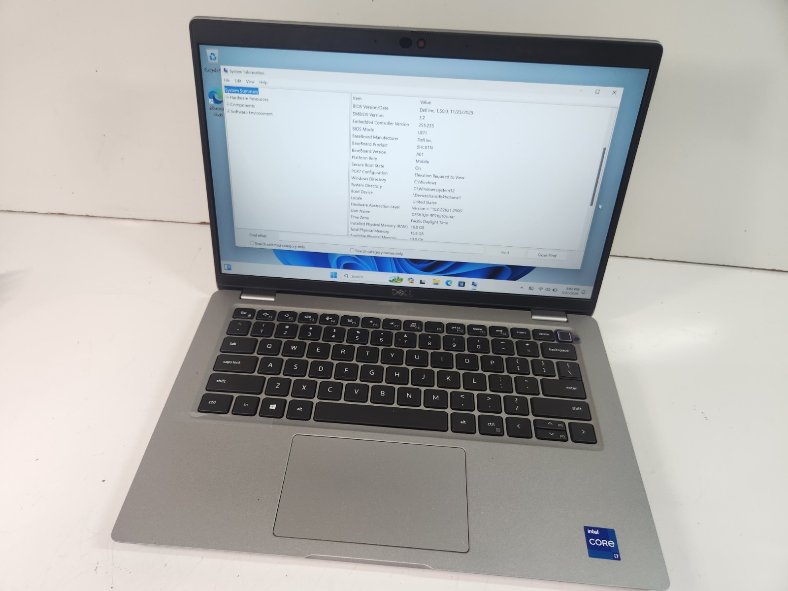 Dell Latitude 5420, Core i7 11th Gen, 16GB, Intel 256GB SSD, 14″.wind 11 pro
