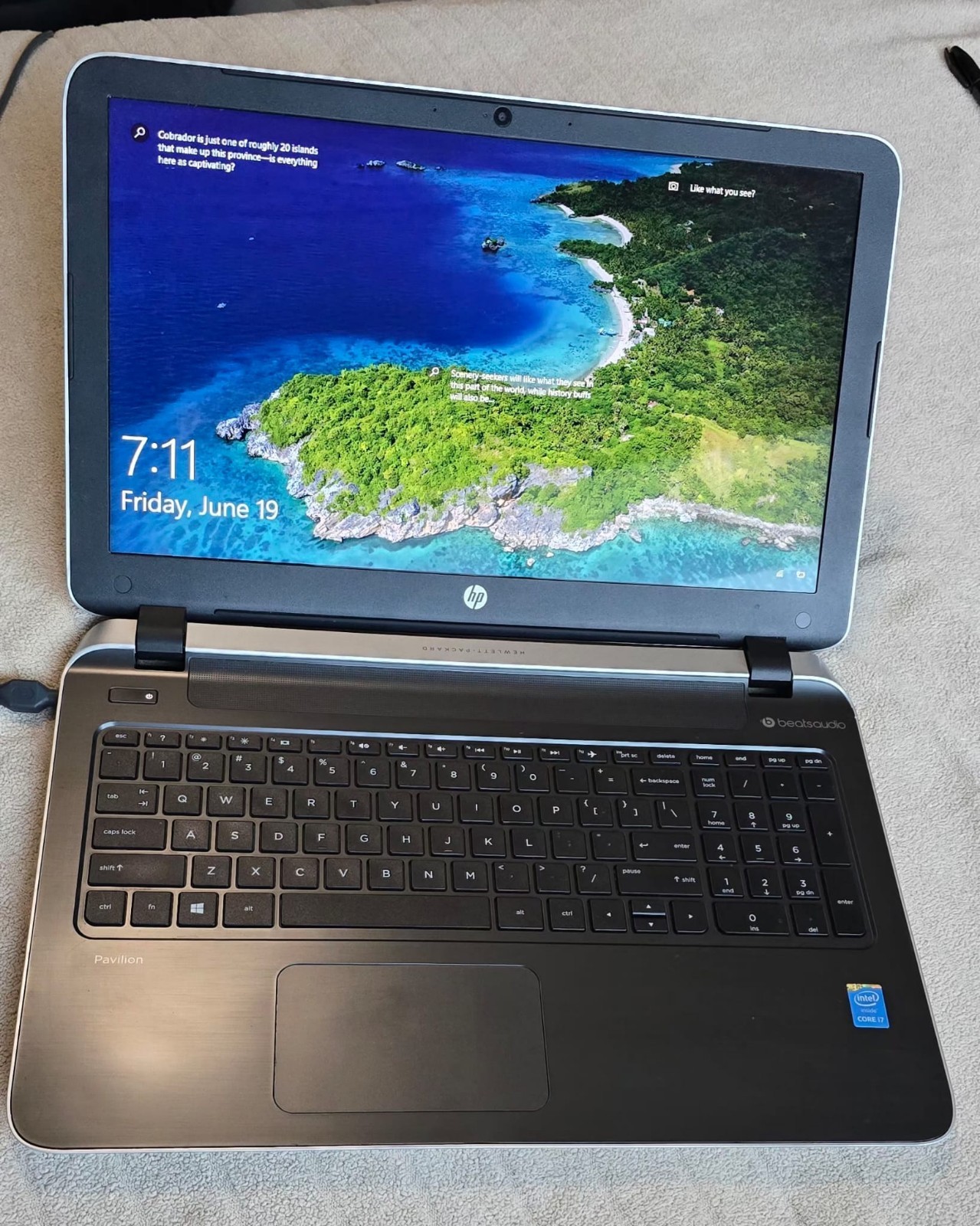 HP 15-P114DX 15.6″ Laptop Intel Core i7-4510U 6GB RAM 250GB SSD Windows 10 Home