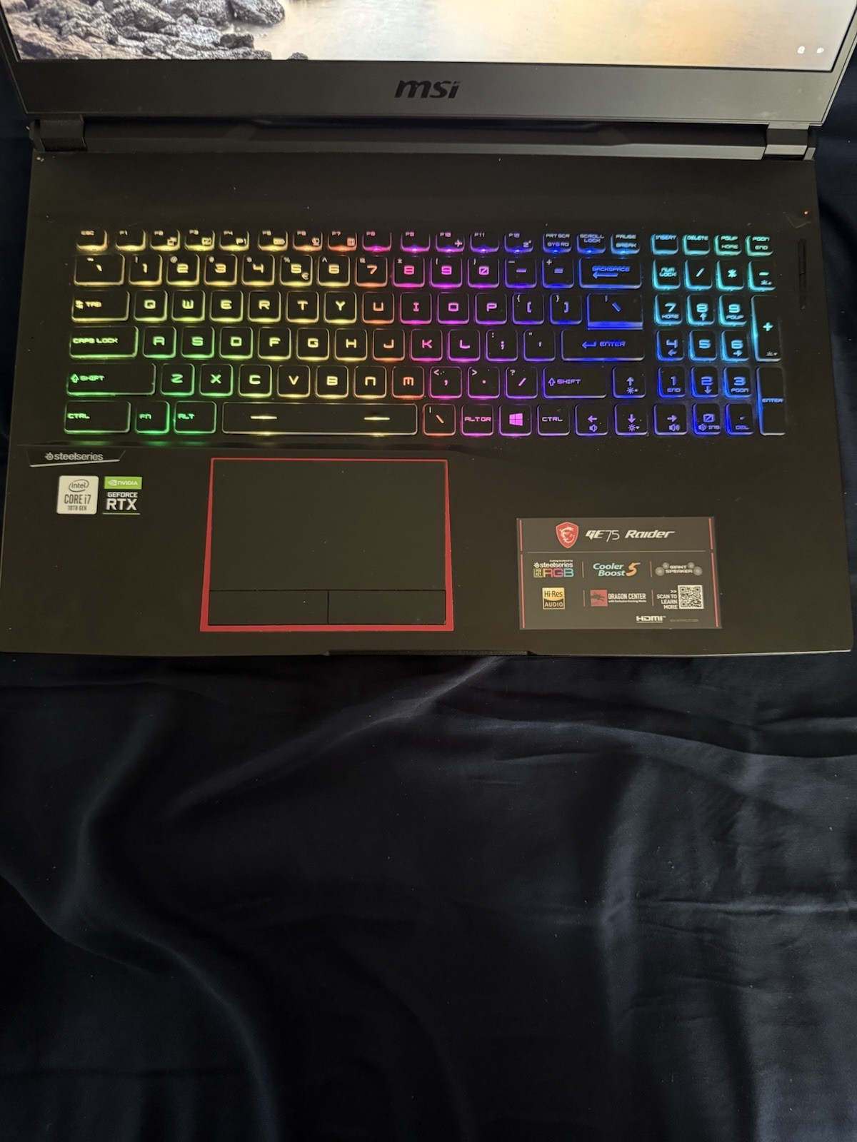 MSI GE 75 Raider 15.6″ (512GB SSD, Intel Core i7-10750H, 2.60GHz, 16GB RAM, 2070