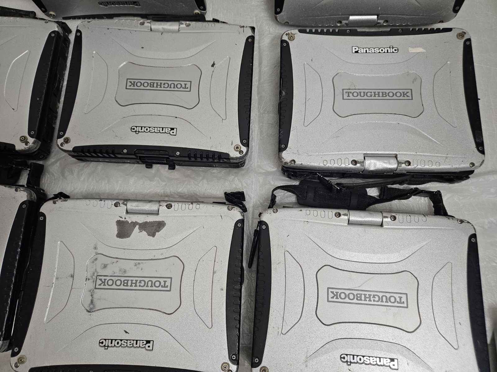 Lot Of 8 Panasonic Toughbook CF-19, i5-3610ME @ 2.7GHz, Tested Grade C
