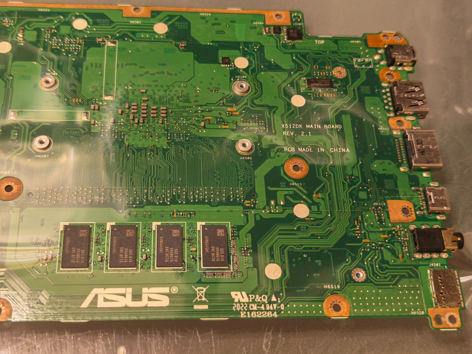 ASUS X512D A512D X712D F512D MOTHERBOARD RYZEN 3 3250U RADEON X512DK REV,2.1 #