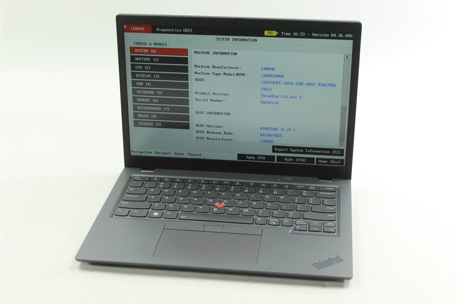 Lenovo ThinkPad L13 Gen 3 13.3″ i5-1245U 1.6GHz 256GB SSD 16GB RAM W11P