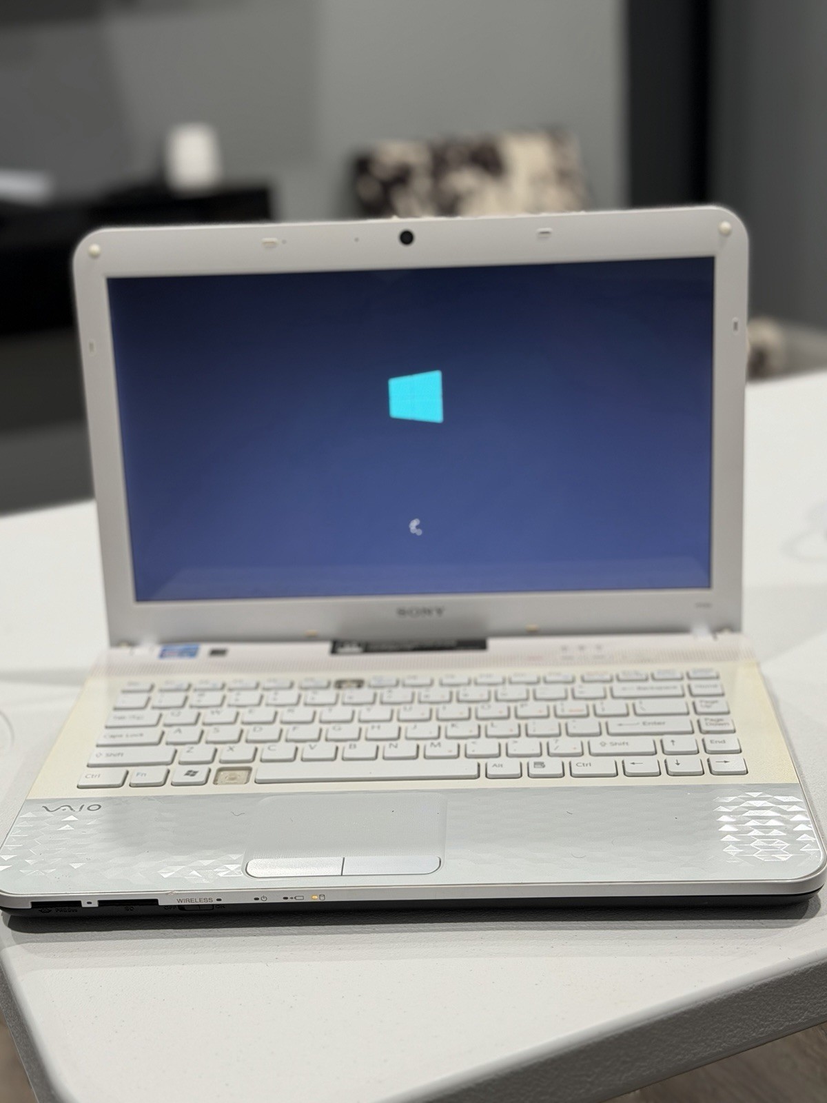 Sony VAIO VPCEG Laptop – Intel Core i3 – 300GB HDD – White – No Charger Included
