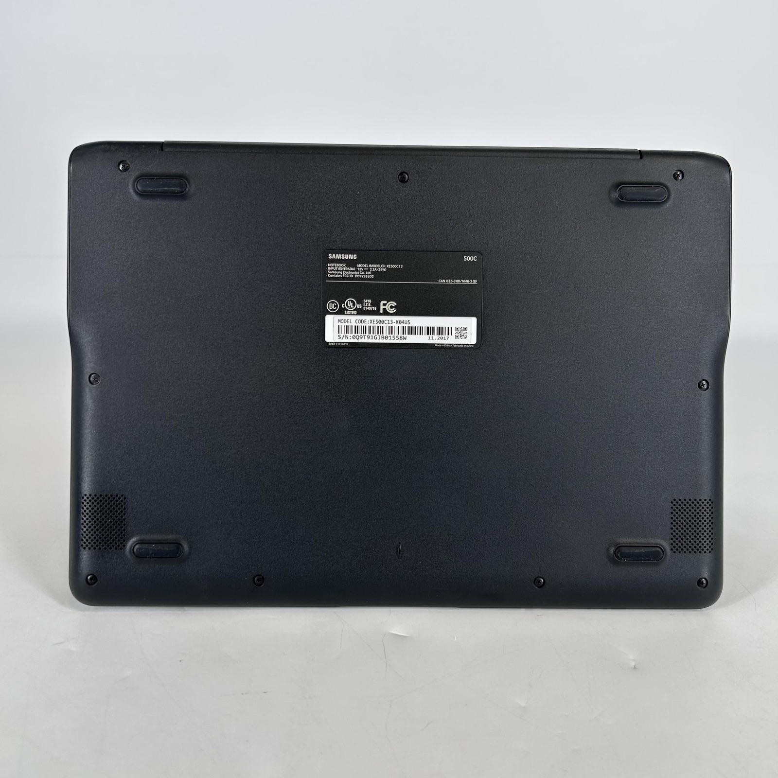 Samsung Chromebook 3 XE500C13 11.6 Black 1.6 GHz Celeron 4GB 16GB eMMC Good