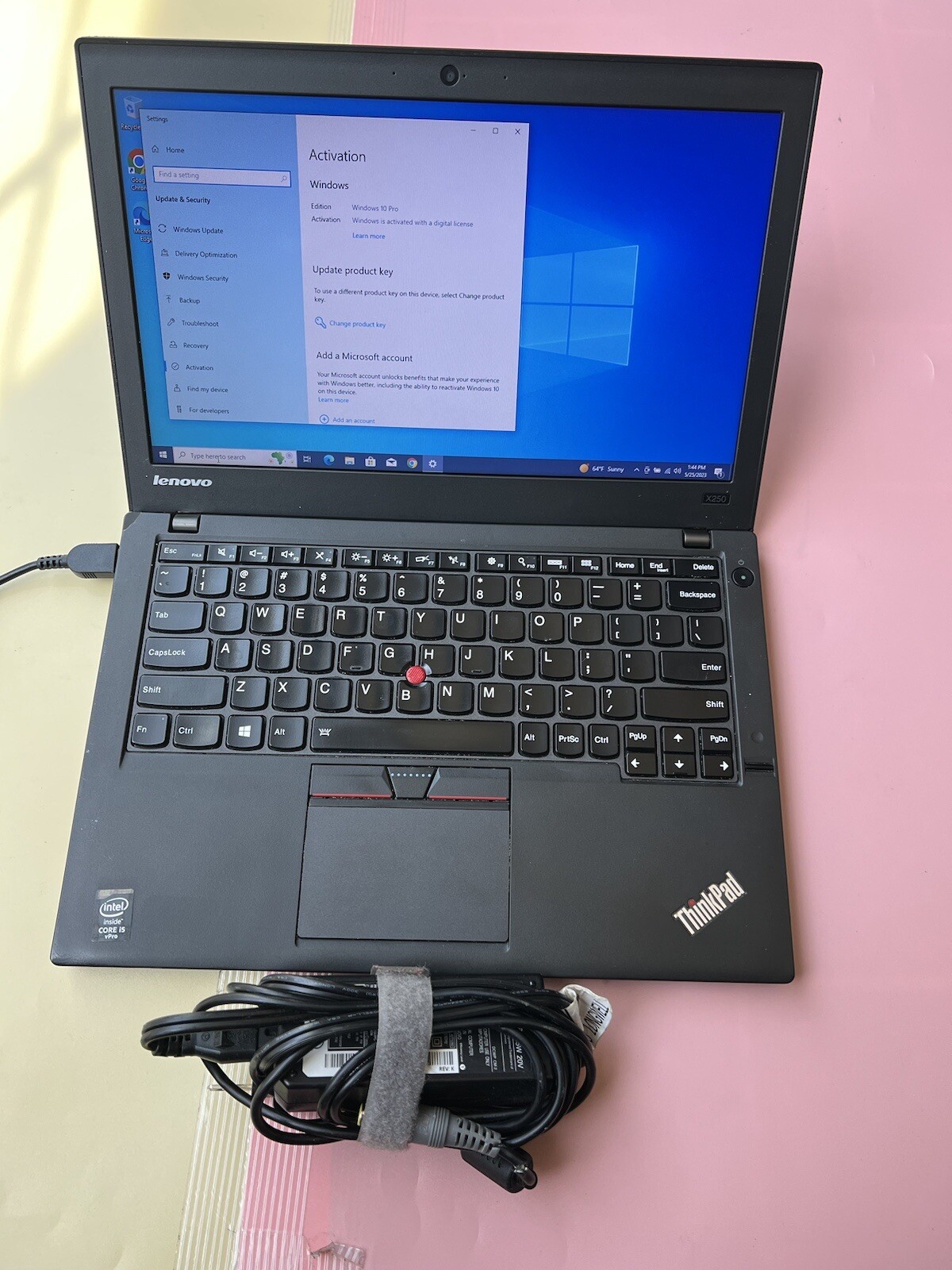 Lenovo Thinkpad X250 Core i5-5300U 8GB 500GB HDD WEBCAM BACKLIT BLUETOOTH