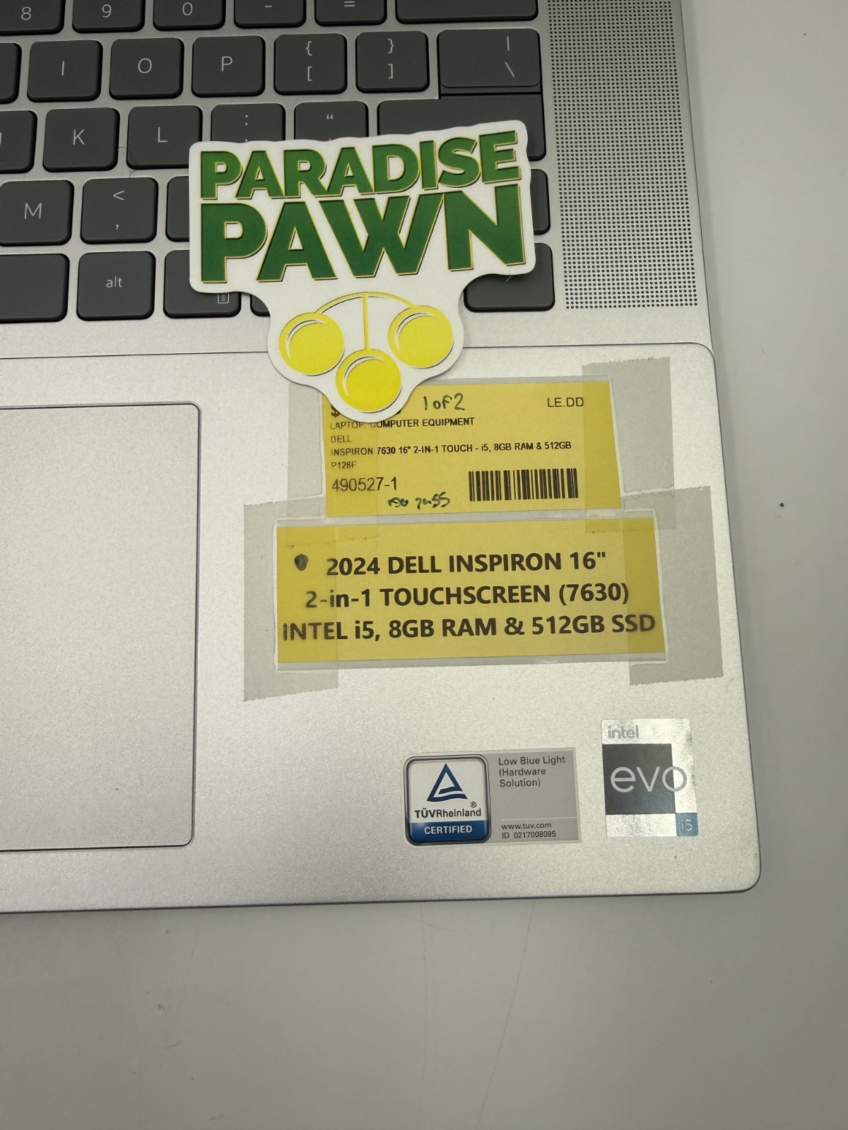 Dell Inspiron 16 7630 2-IN-1 16″ i5-1335U 1.3GHz / 8GB RAM 512GB SSD W/ Charger