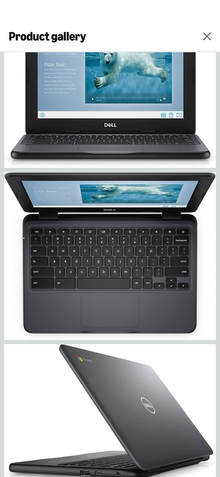 Dell Chromebook 3100, 4GB RAM, 32GB HD YKX71A01