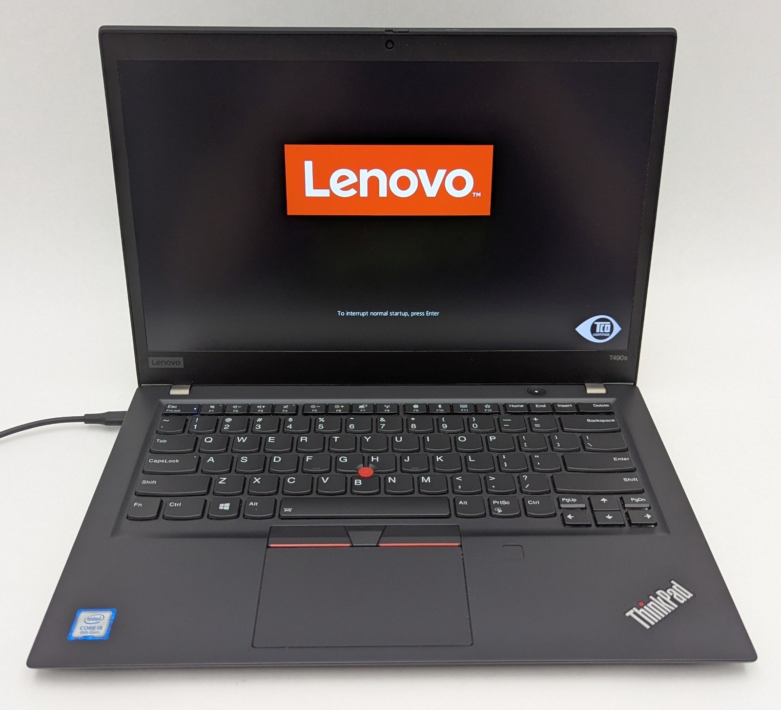 Lenovo ThinkPad T490s 14″ Laptop i5-8265U 1.60GHz 8GB RAM 256GB NVMe Windows 11