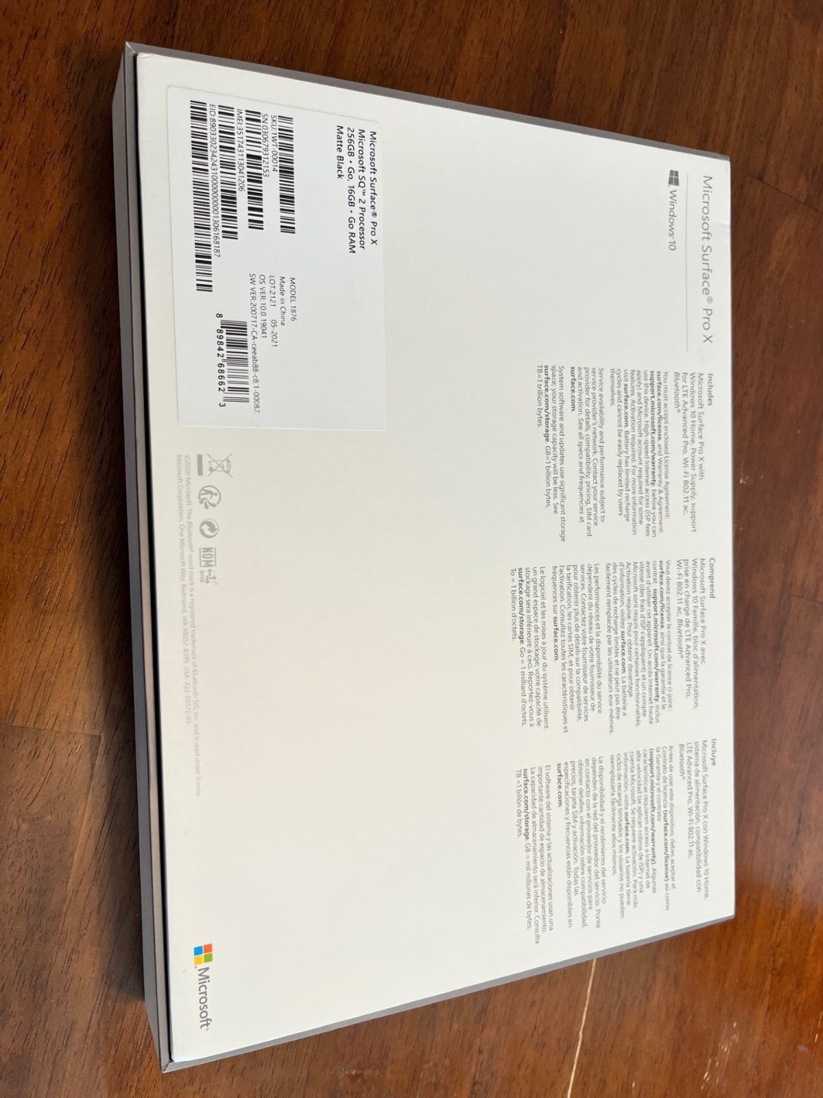 Microsoft Surface Pro X 13″ Black, With Ice Blue Keyboard and Mouse