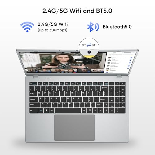 Laptop Computer, 15.6 inch 1920×1080 FHD IPS Display, 16GB RAM / 256GB SSD
