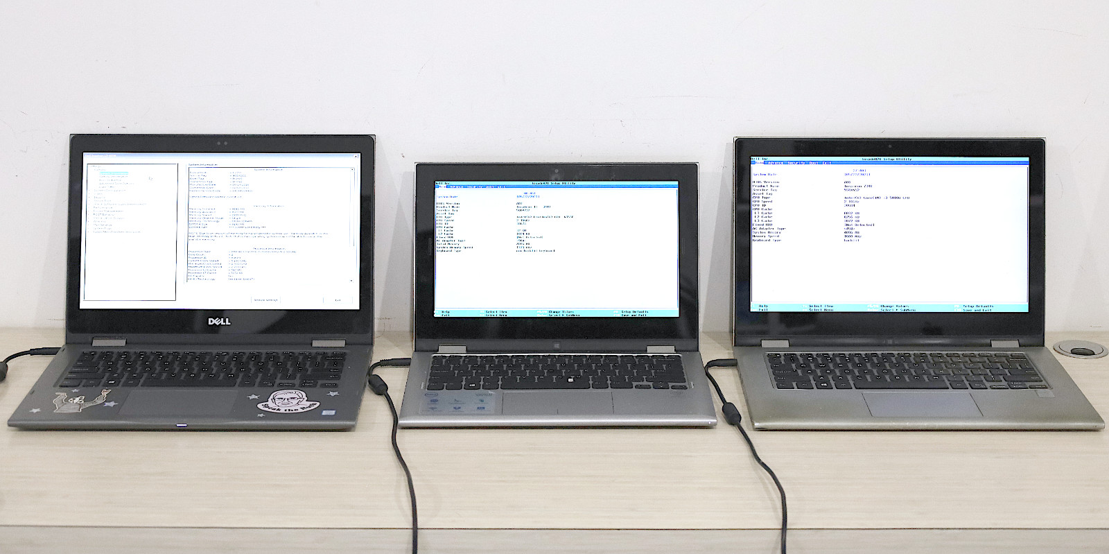 AS-IS LOT of 3 Dell Laptops – Inspiron : 13-5368, 13-7347, 11-3000 – No HDD’s