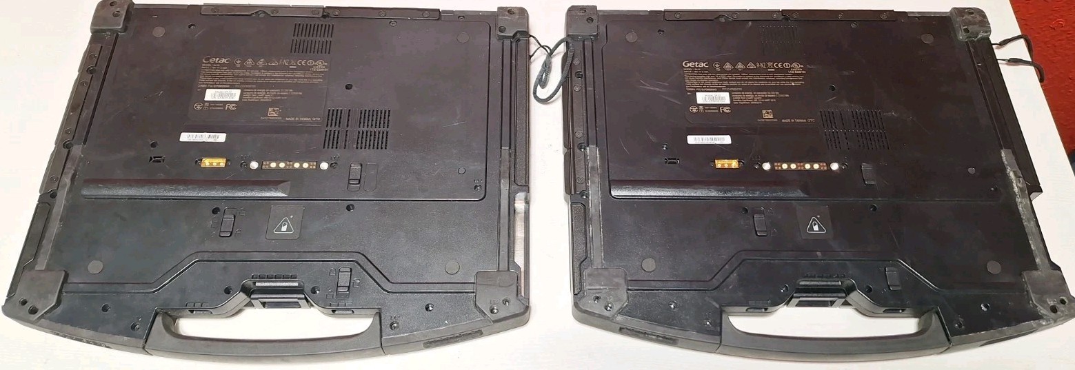 Lot Of 3 GETAC S410 Rugged Toughbook i5-6300U 2.40GHz No Caddy/HD 8GB Read