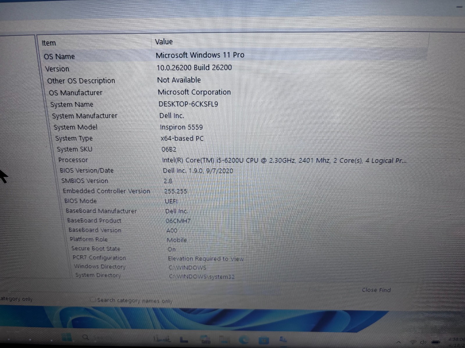 Dell Inspiron 5559 i5 500GB SSD 16GB DDR3L RAM WIN11P 100%🔋 w/AC Good Condition