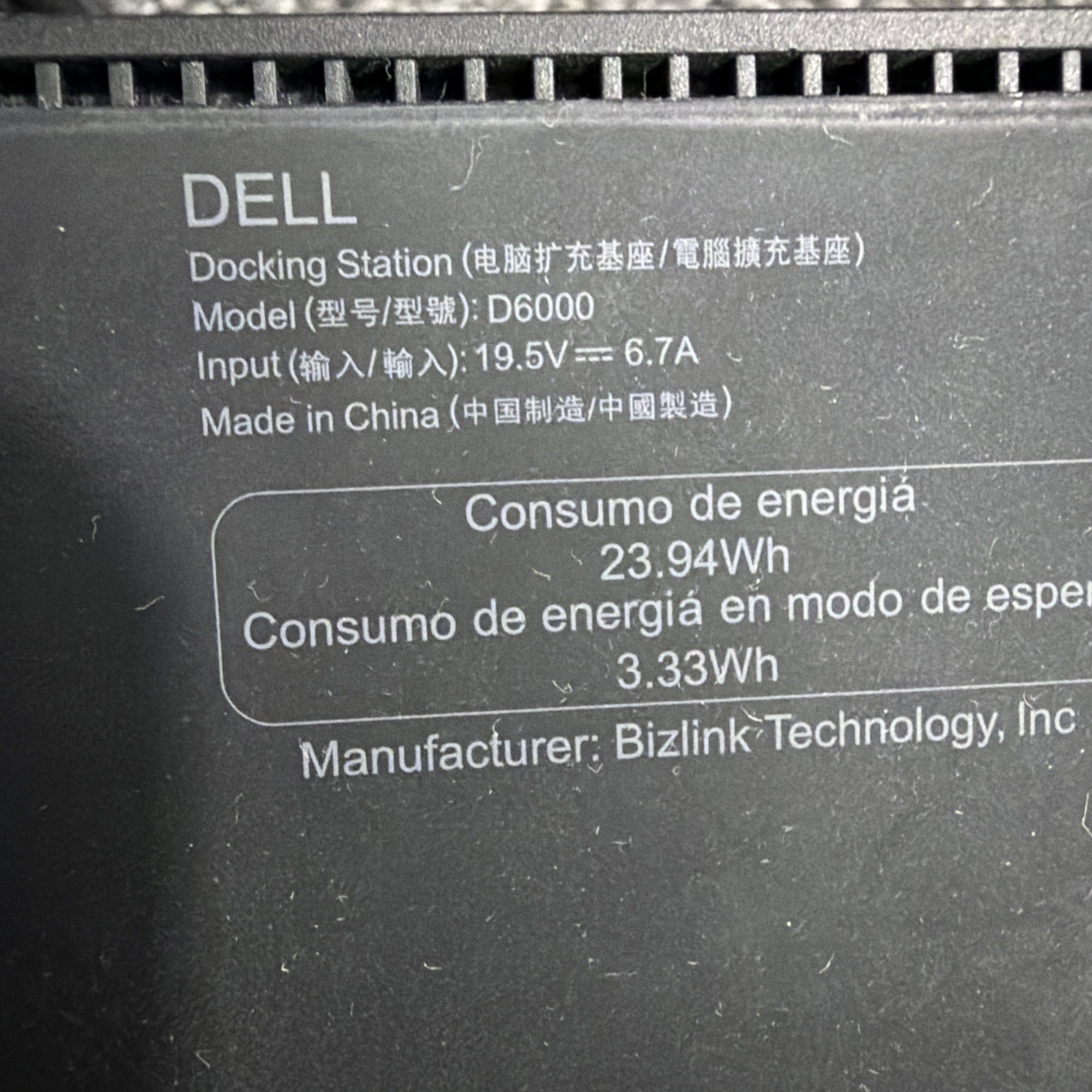 Dell XPS 15 9500 15.6″ i5 2.5GHz 8GB RAM No Operating System W/ Docking Station