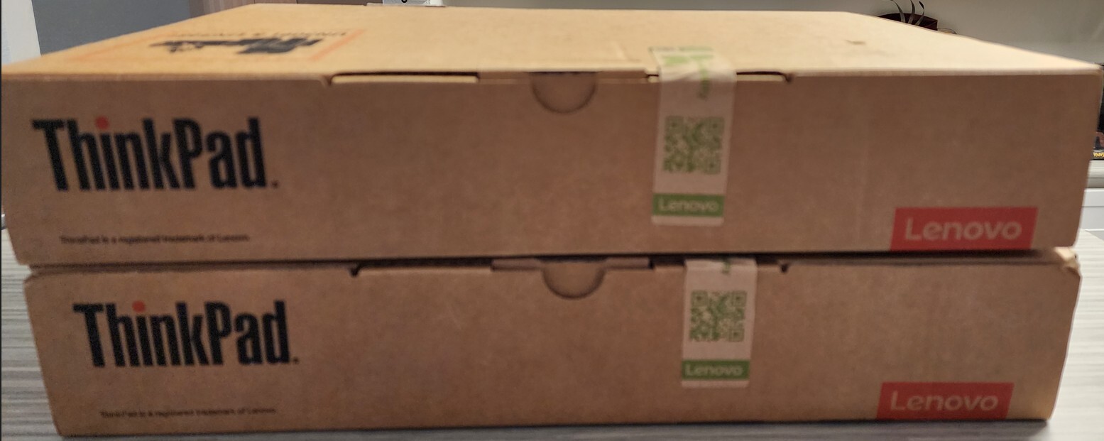 (2) Lenovo ThinkPad P14s Gen 4 14″ laptops (1TB SSD, Intel Core i7 13th Gen)