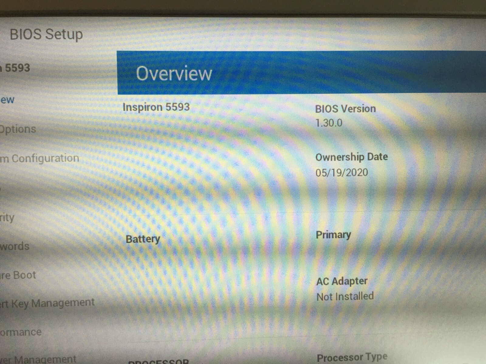 Dell Inspiron 5593 Intel i5-10thGen 3.6GH,8GB,512GB SSD,Win 11 Pro, W/AC Adapter
