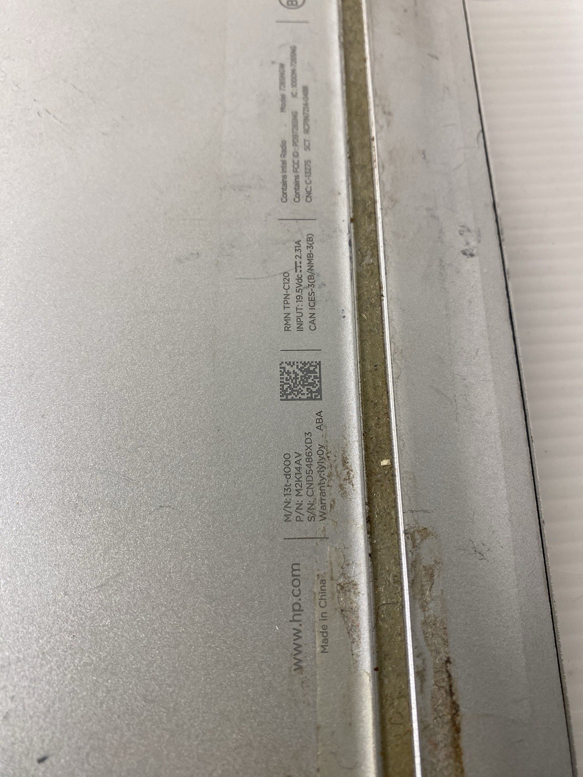 HP envy Touch screen 13” I7 8th Gen *parts