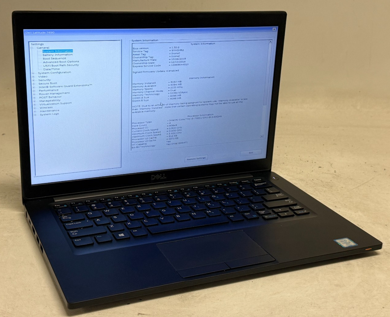 Dell Latitude 7490 14″ (i5-7300u – 8GB RAM – 256GB SSD – Win11Home)