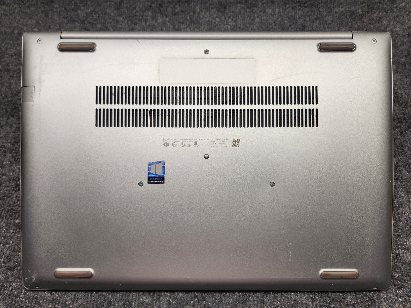 HP ProBook 450 G6 15.6″ Laptop Intel Core i5-8265U 1.6GHz 8GB RAM 256GB SSD