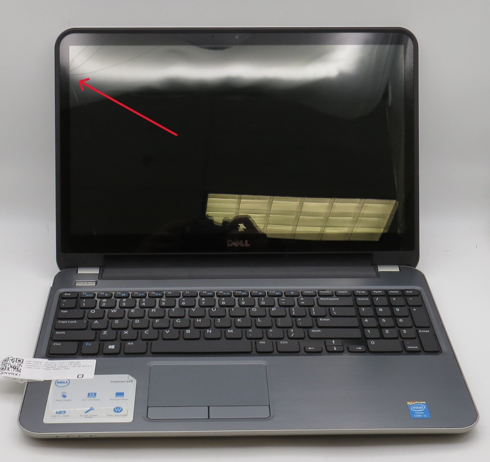 Dell Inspiron 15R 5537 | i5-4200U@1.8GHz | 8GB DDR3 | 256GB SSD | 15.6″ | No OS