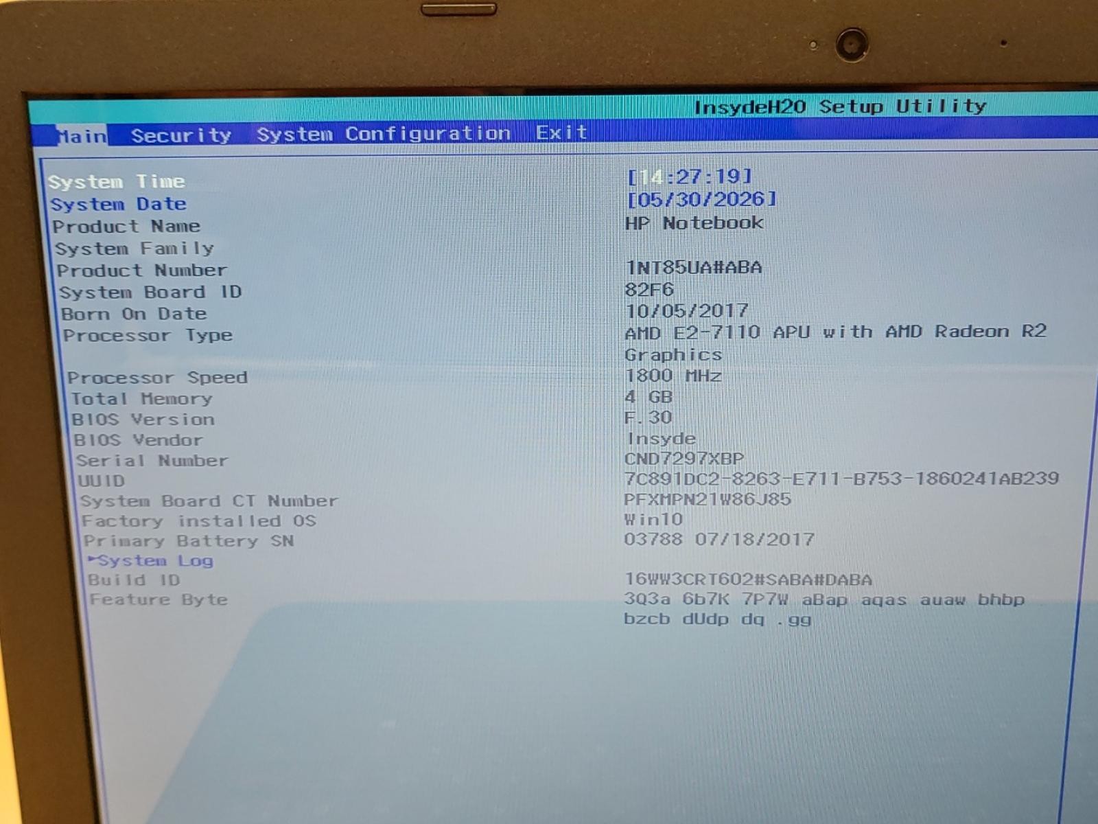 HP 15-ba015wm 15.6″ AMD E2-7110 4GB 500GB HDD *NO OS/NO AC* *BAD BATTERY*