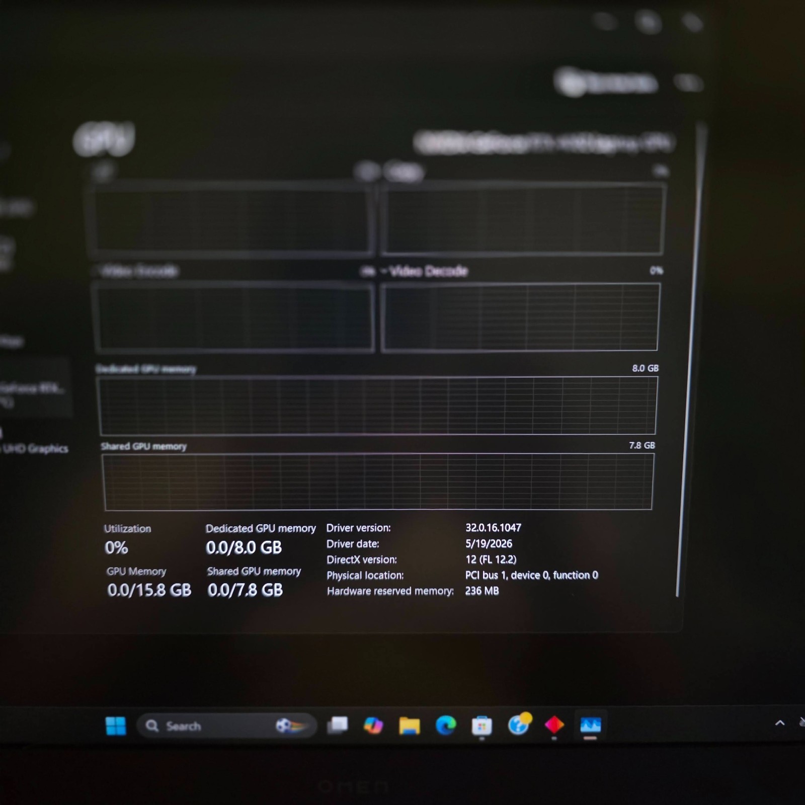 HP Omen 17.3″ 1080P 144Hz i7-13700HX 16GB 1TB SSD RTX 4060 140W 8G DDR6 Fast SH