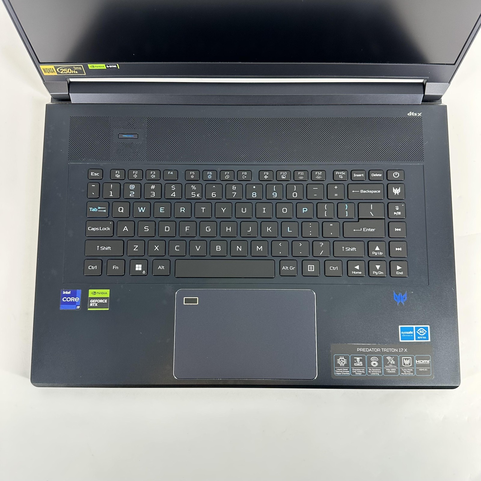 Acer Predator Triton 17 X QHD+ 2.2GHz i9-13900HX 64GB 2TB SSD RTX 4090 Very Good