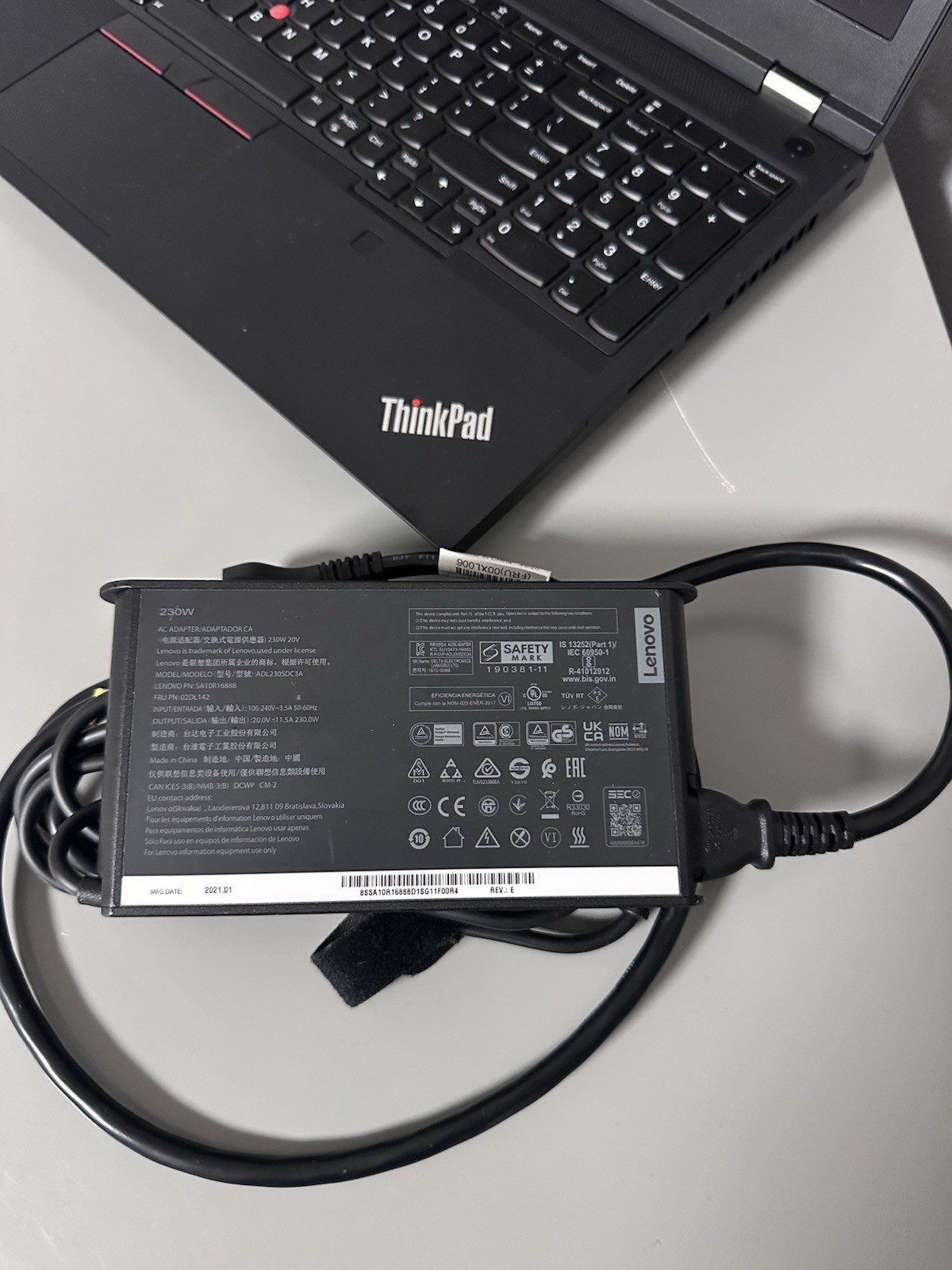 Lenovo ThinkPad P15 Gen 1 i9 Pro| 500G | WIN 11 | With Charger & Docking Station