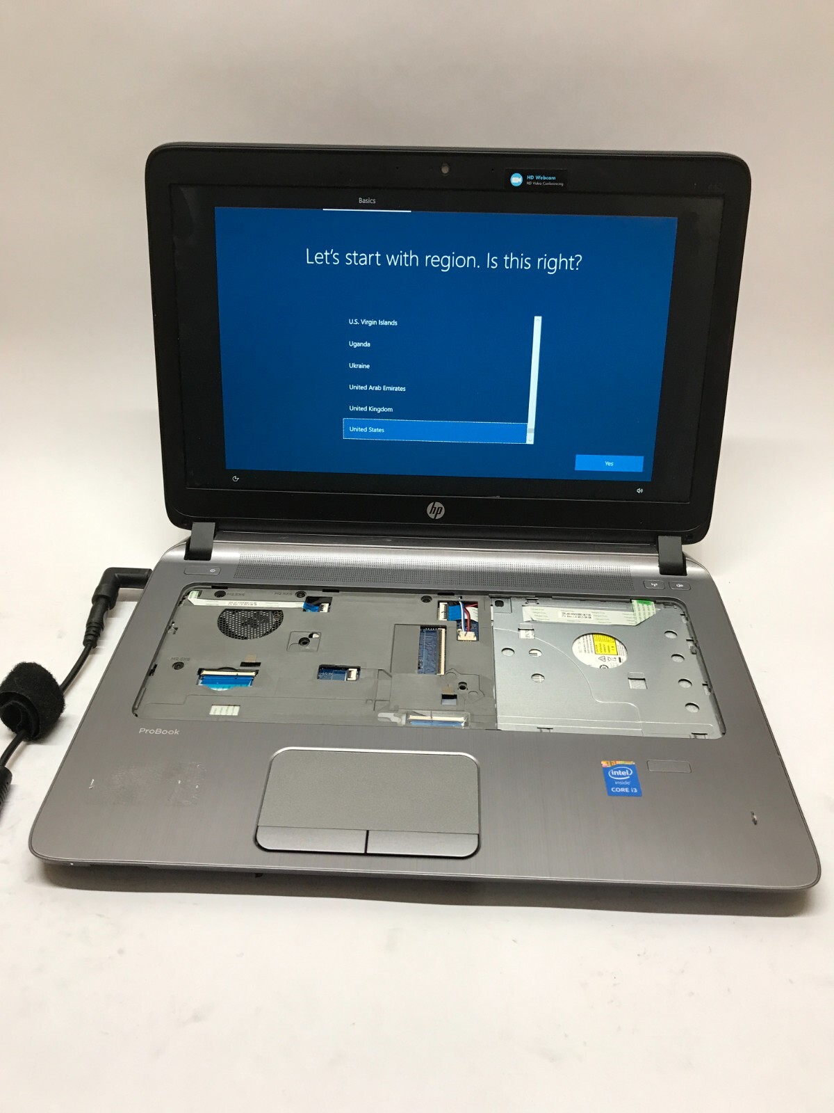 HP ProBook 440 G1 14″ Intel Core i3 4GB RAM 250GB HDD Windows 10 For Parts! – DW