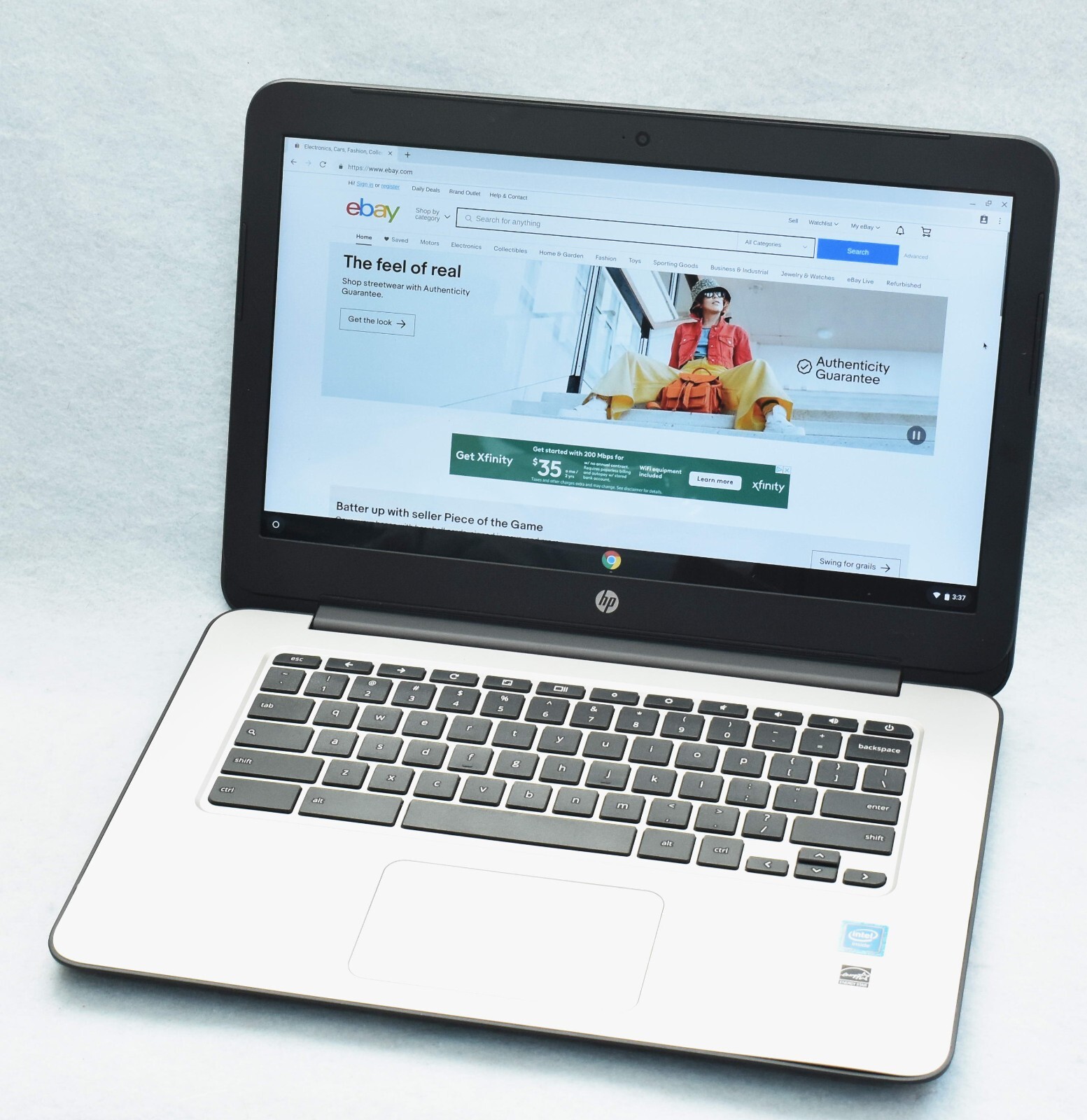 HP chromebook 14-G4 14″ 4GB 32GB 💎