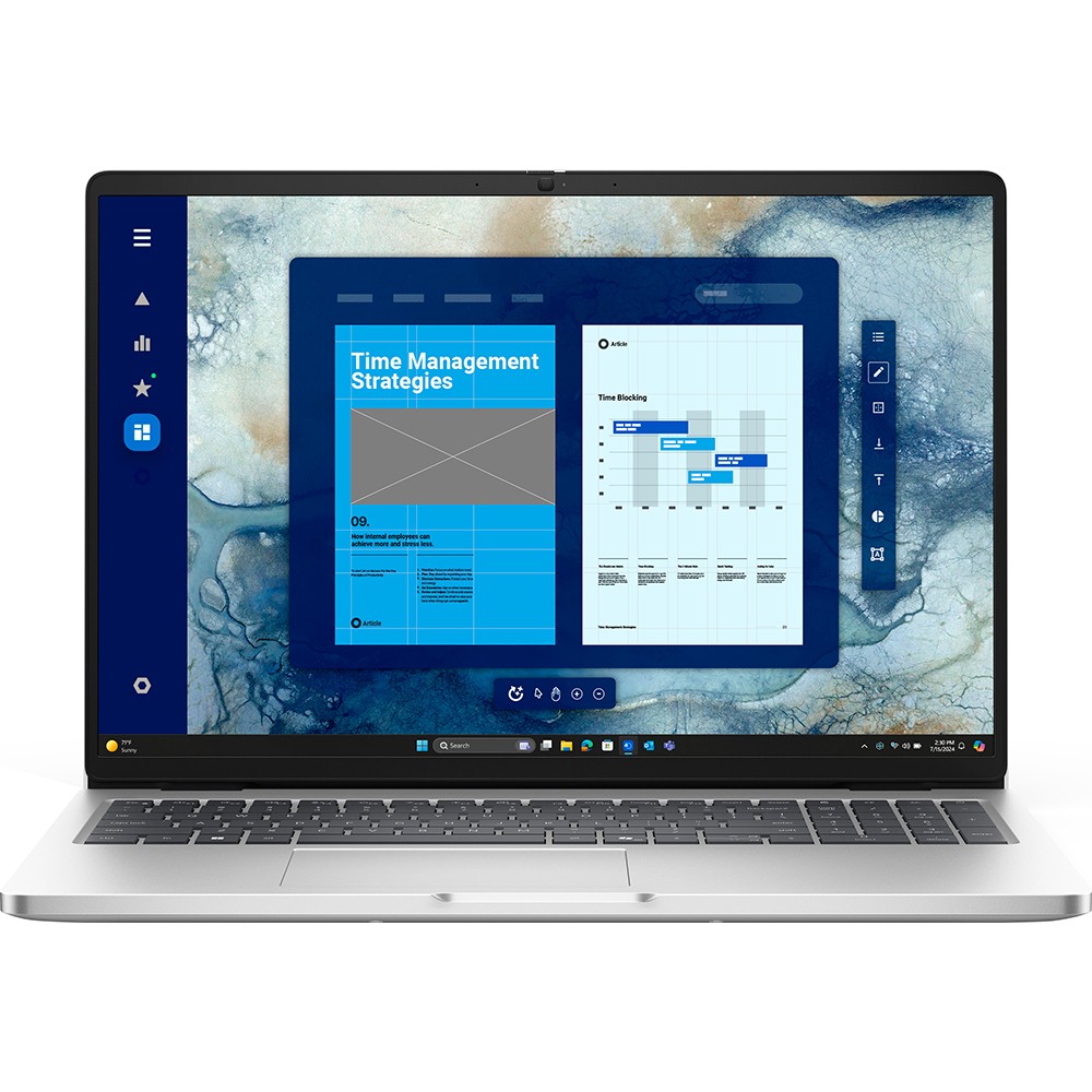 Dell 16″ Pro 16 Laptop in Silver – H60MC