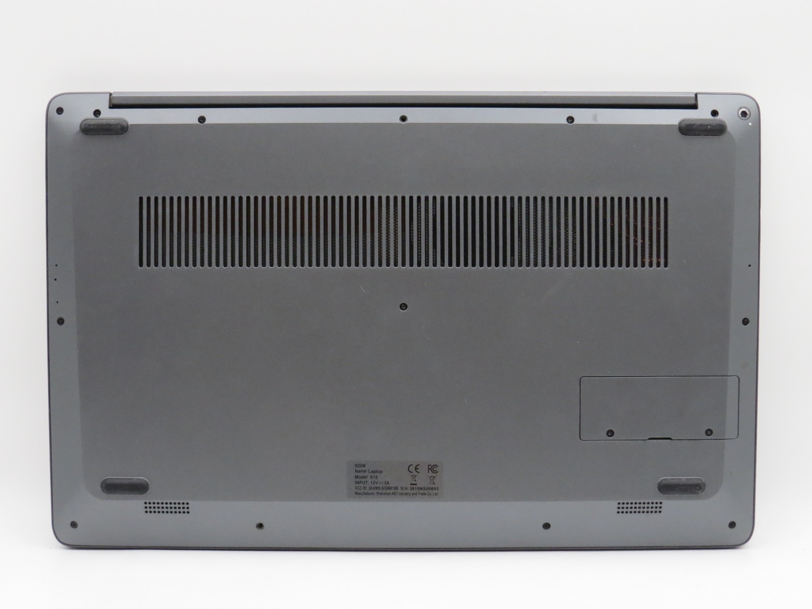SGIN X15 | Celeron N095 @ 1.4GHz | 12GB DDR4 | 15.6″ | No HDD/OS/AC PARTS