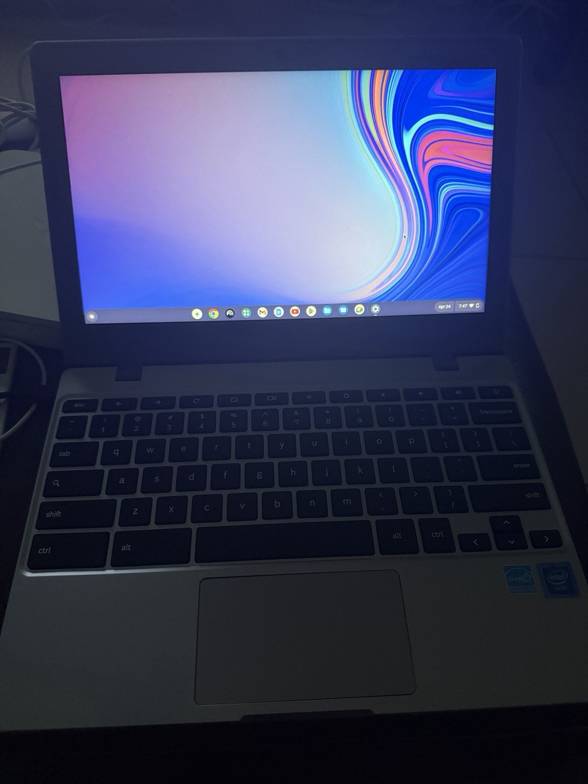 Samsung Chromebook 4 (16GB eMMC, Intel Celeron) Laptop – Gray