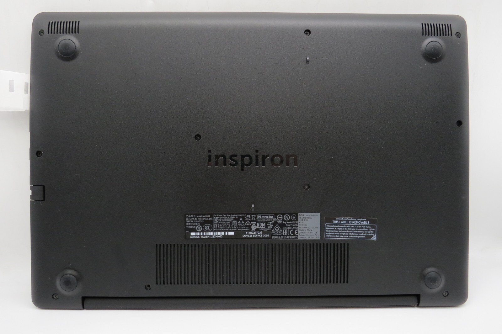 Dell Inspiron 3583-15.6″- 4205U@1.80GHz-16GB DDR4 RAM-16GB Internal-NO OS *READ*