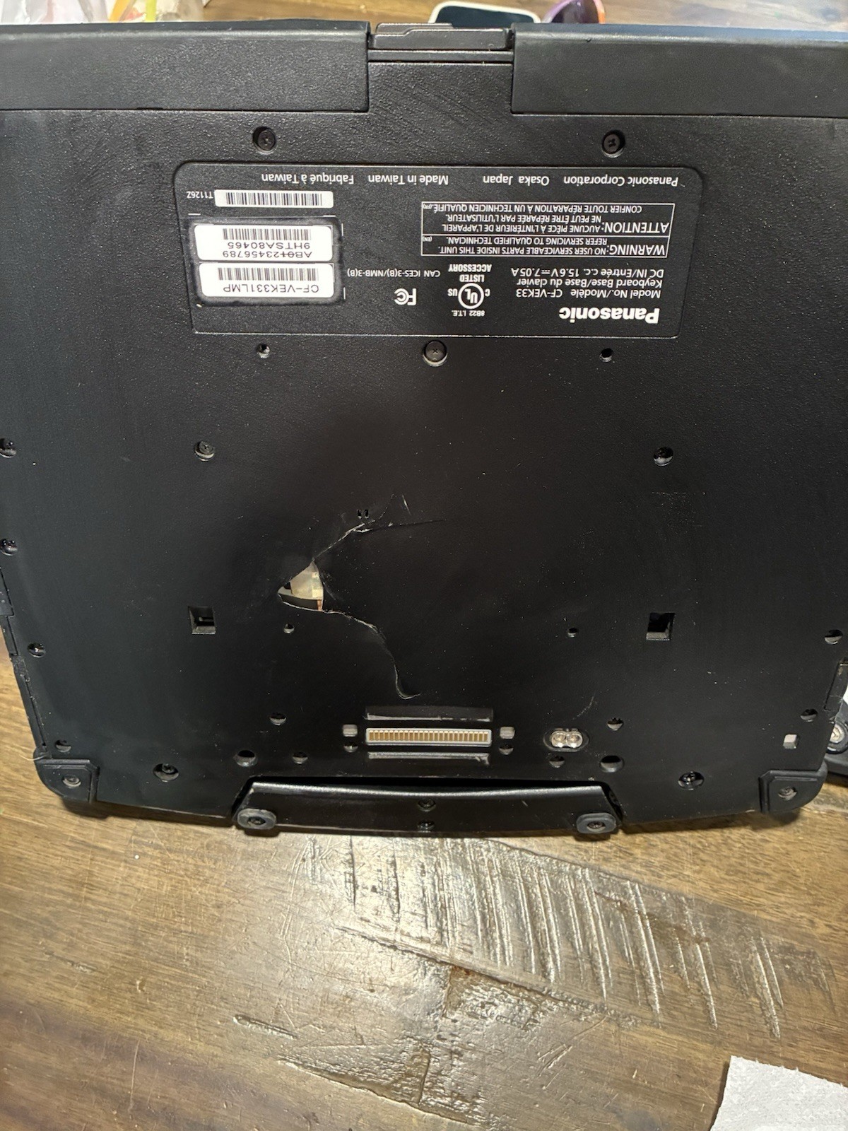 Panasonic Toughbook CF33 i5 7300U 2.7GHz 8GB RAM 256GB SSD 12″ 2in1 Toughpad