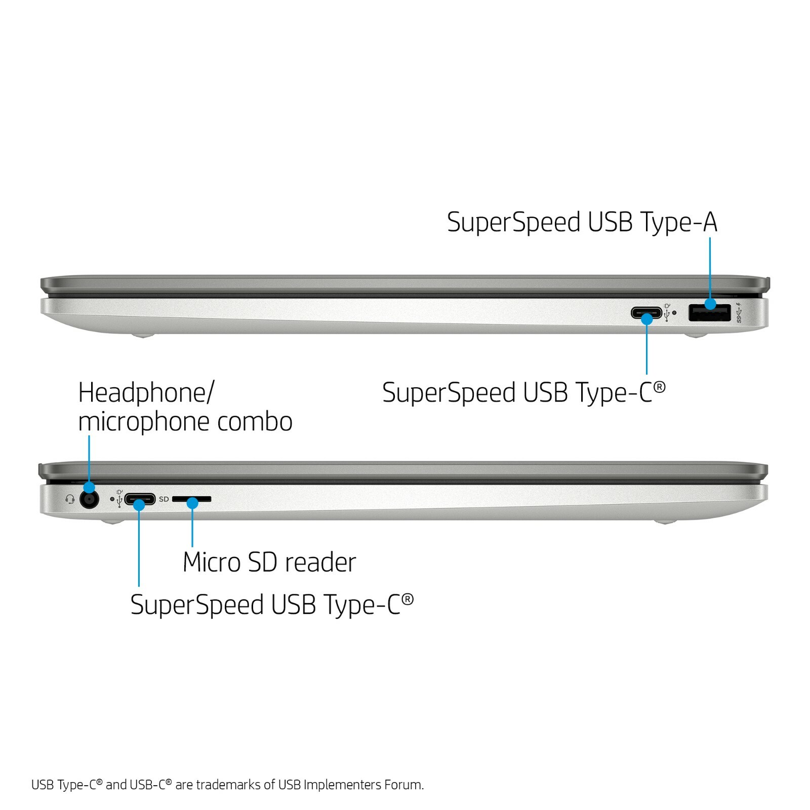 HP 14″ Chromebook Bundle – Intel Celeron – 1080p – Bonus Sleeve & Wireless Mouse