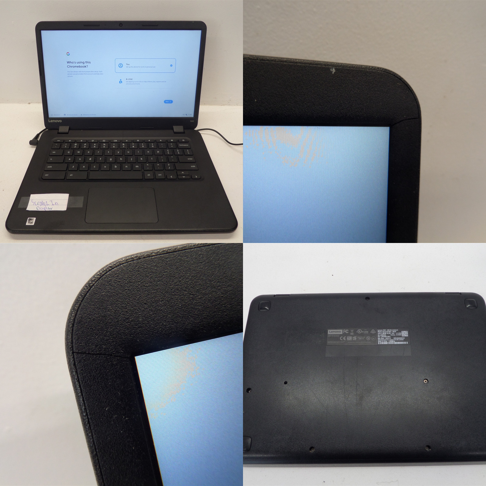 Lot Of 11 Lenovo N42-20 80US 14″ 80US0002US Chromebook 32GB SSD READ DESC