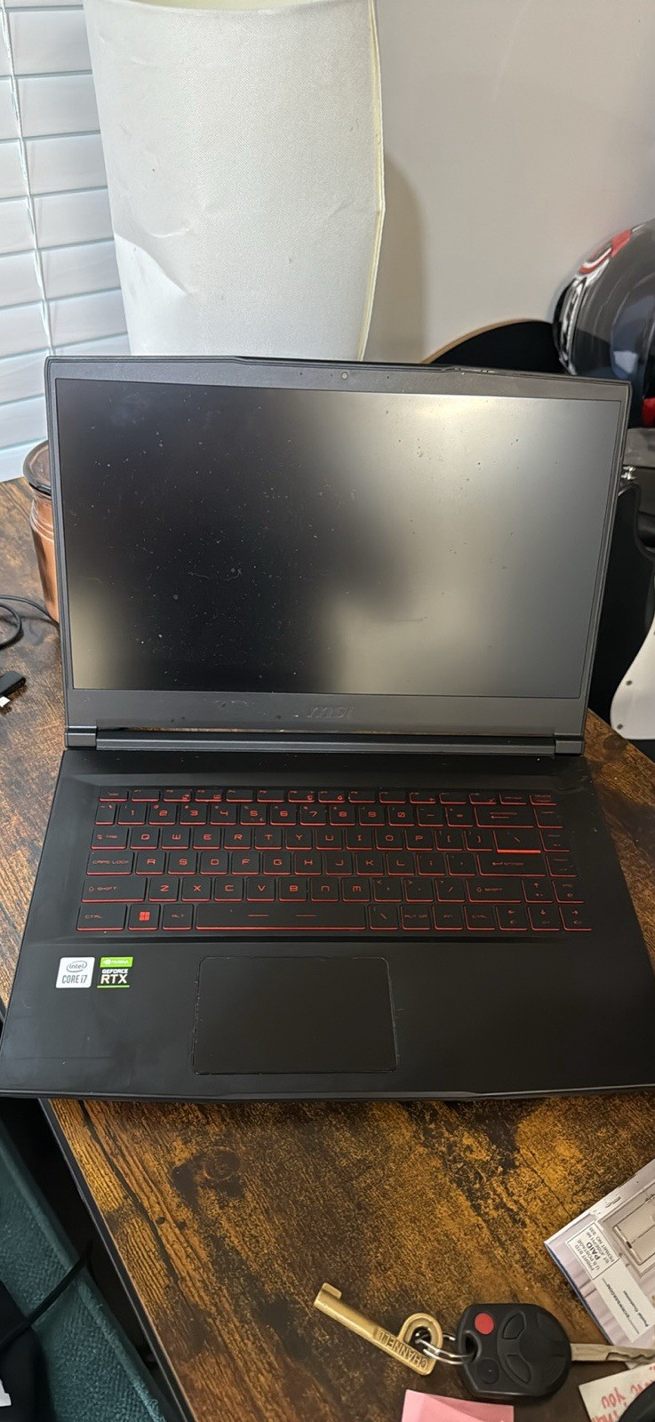 MSI THIN GF63 15.6″ (512GB SSD, Intel i7-12650H, 2.30 GHz, 8 GB of RAM(