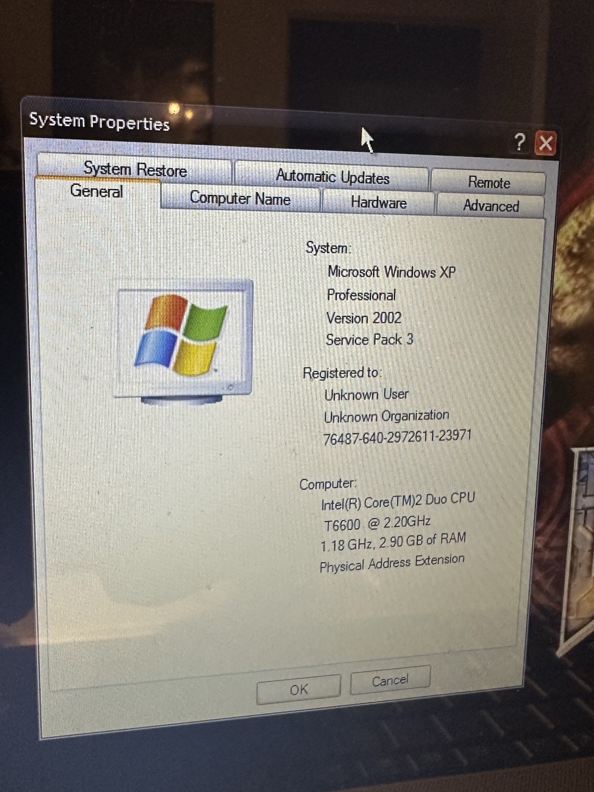 Hp Pavilion G71-340US Vintage Windows XP Professional Retro Pc Gaming Laptop