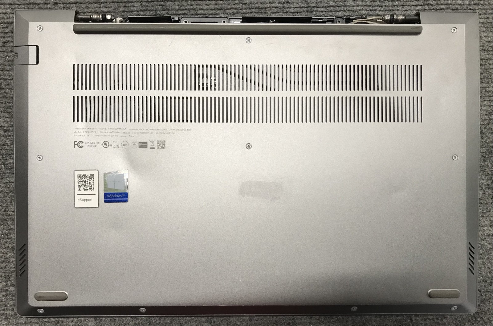 Lenovo ThinkBook 14 G2 14″ Touch Laptop i7-1165G7 8GB RAM 256GB NVMe, As Is