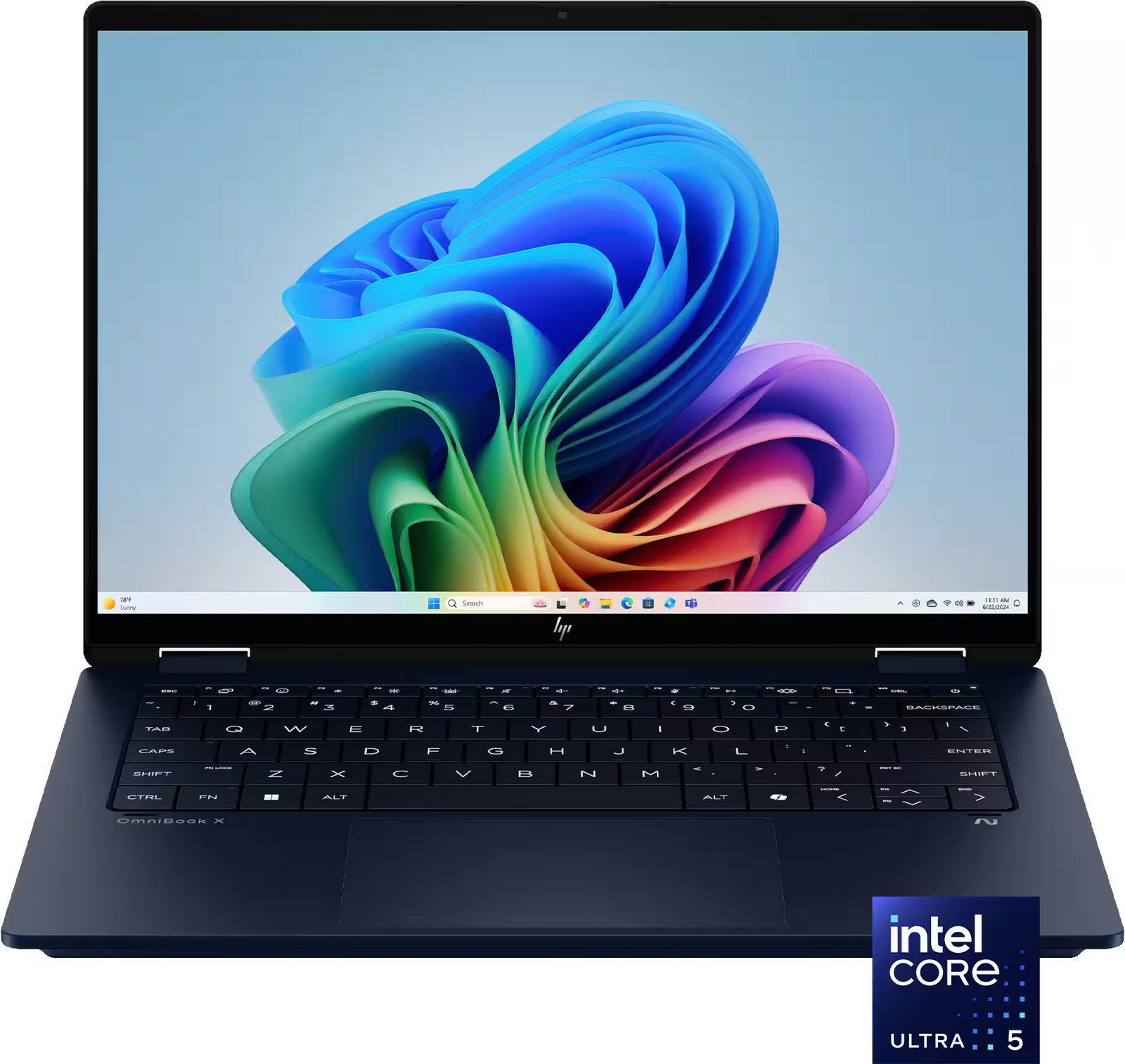 HP – OmniBook X Flip 2-in-1 – Copilot+ – 14 in 2K Touch-Screen – Intel Core